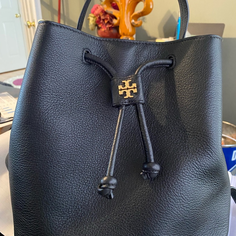 Tory Burch Fleming (I think) Drawstring Satchel Backpack